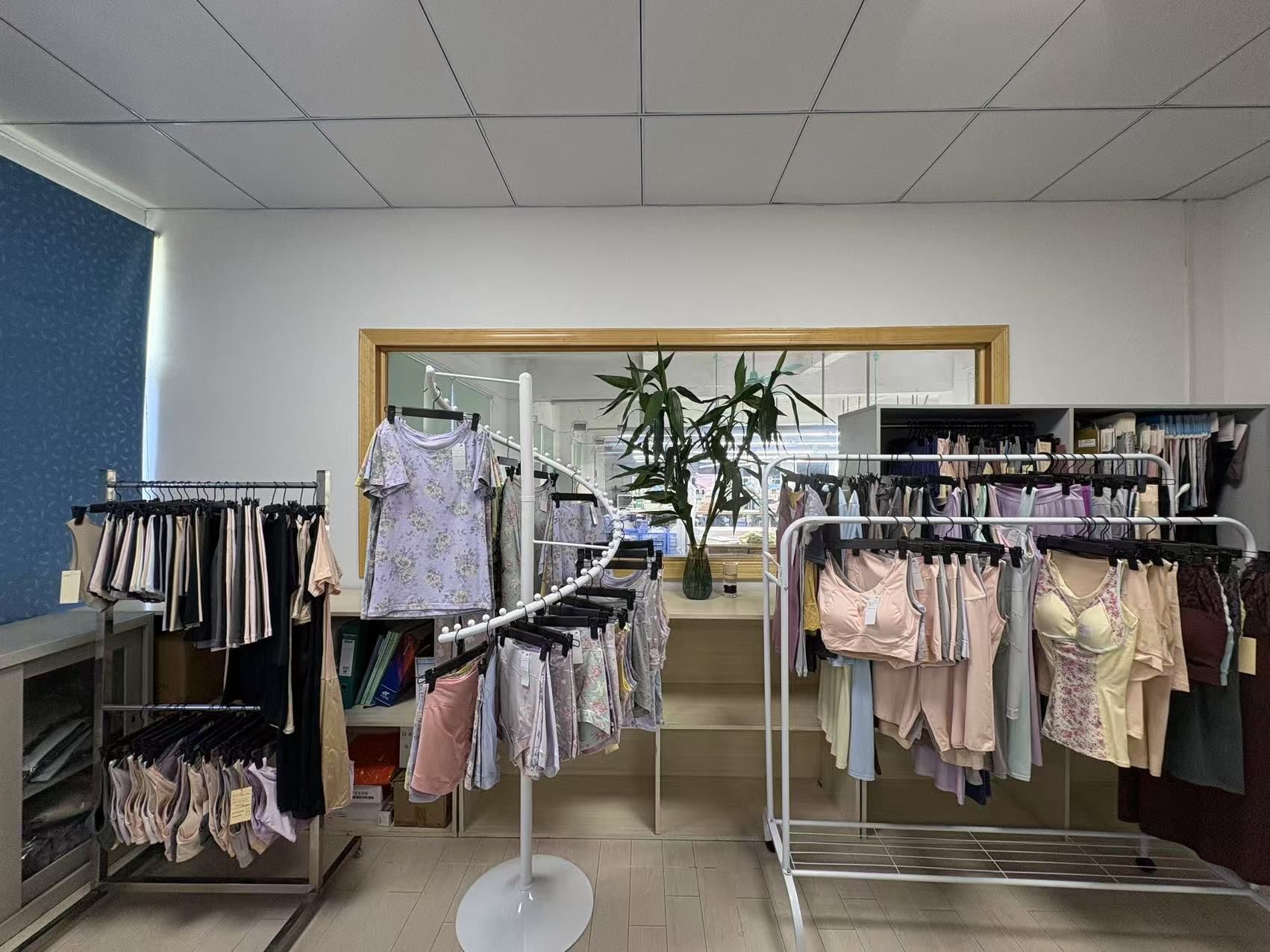 TEX-KNIT showroom with women's inner wear collection